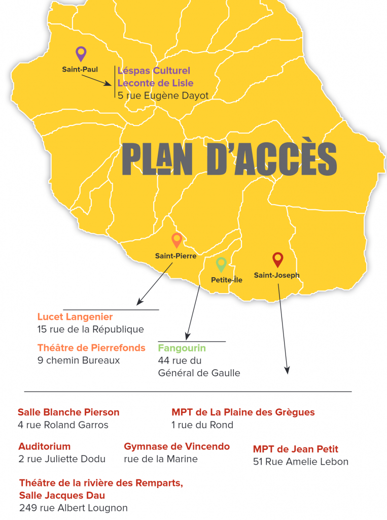 Plan d'accès Komidi 2022